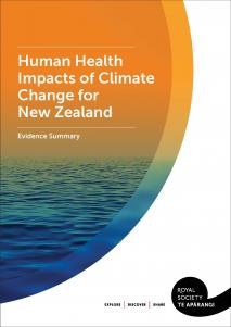 Cover Human Health Impacts of Climate Change for New Zealand