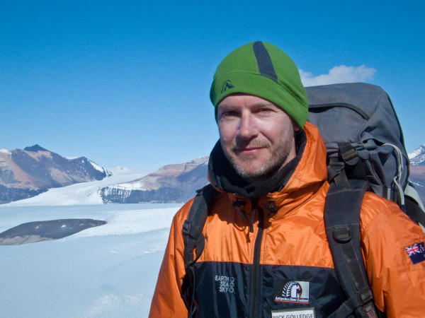 Nick Golledge in Antarctica