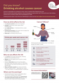 Summary Sheet Alcohol Causes Cancer 2004 ENGLISH