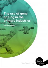 Cover the use of gene editing in primary industries discussion paper border