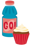 ill cupcake and sports drink 114x162