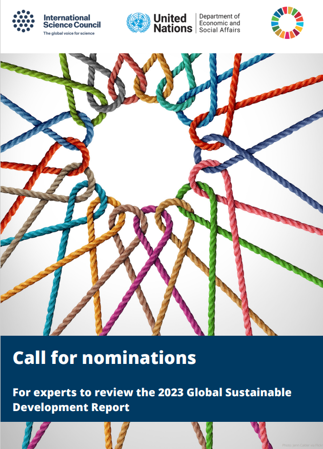 Call For Nominations For Experts To Review The 2023 Global Sustainable ...